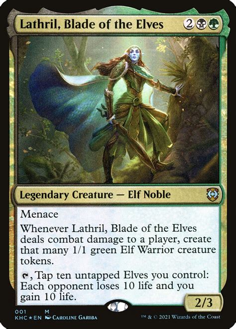 Top 10 Best Elf Commander Cards in Magic: The Gathering.